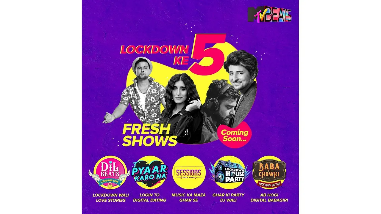 5 days, 5 fresh shows, only on 1 channel; MTV Beats 