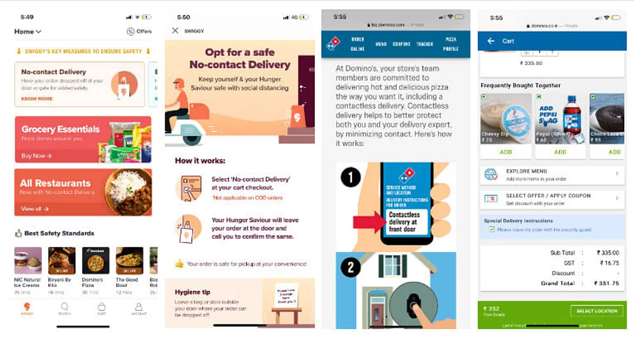What is ‘contactless’ delivery?