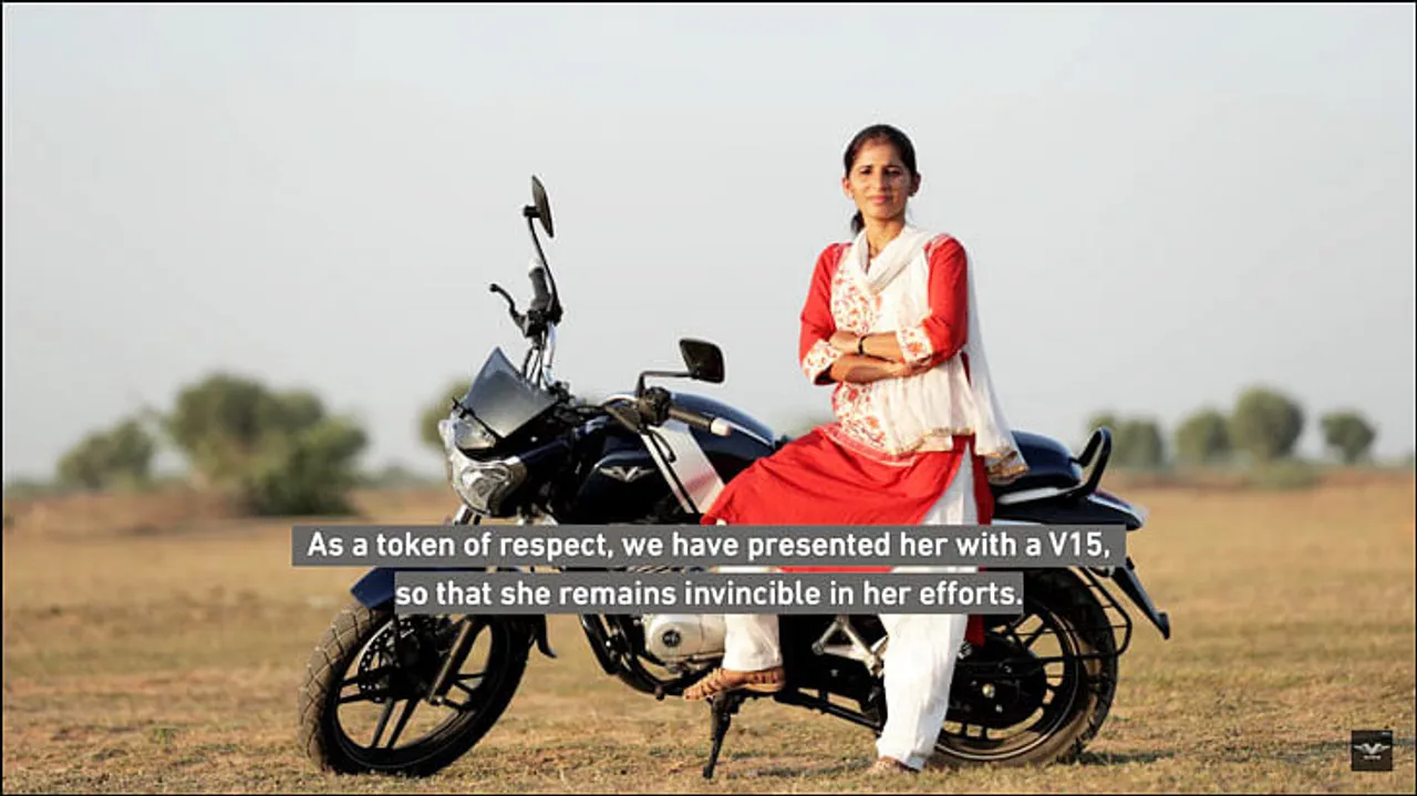 Bajaj rides on long format storytelling to promote V15