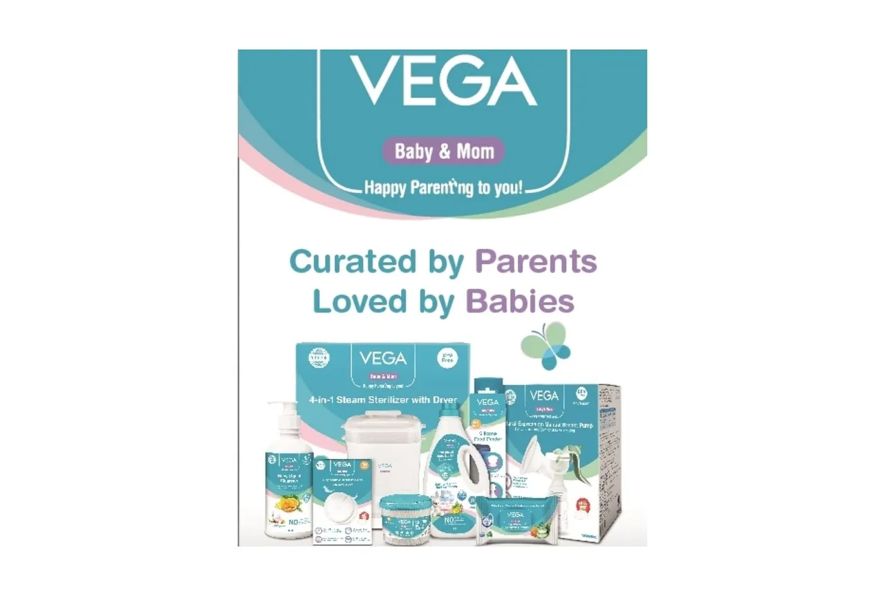 VEGA diversifies into the mother & baby segment with the launch of VEGA Baby & Mom