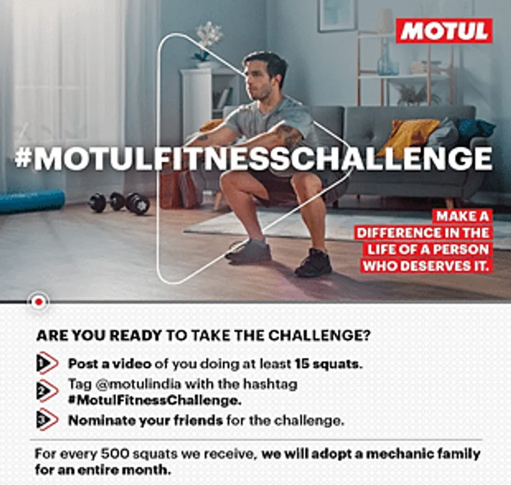 Motul India & DViO Digital successfully carry out #MotulFitnessChallenge Campaign
