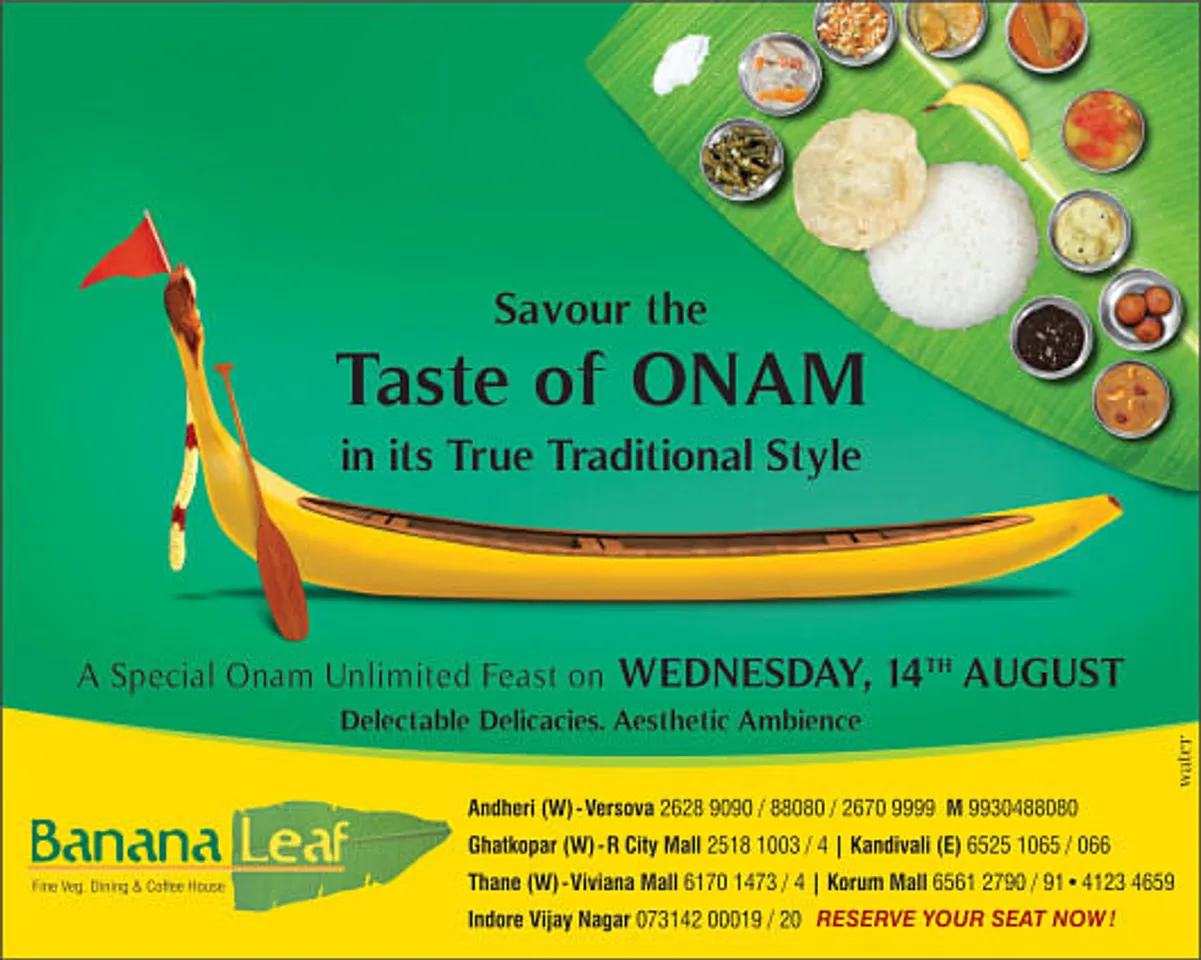 Savour the Taste of Onam in its True Traditional Style