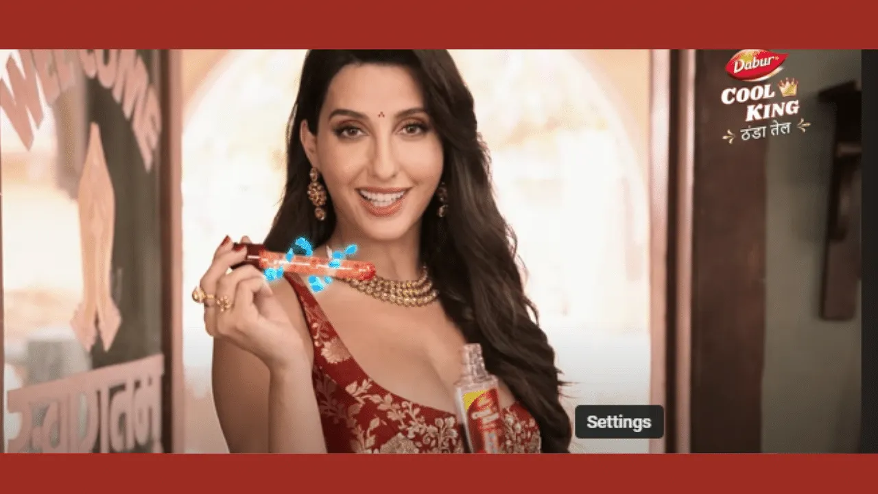 Dabur launches its maiden campaign for its cooling oil product ft. Nora Fatehi
