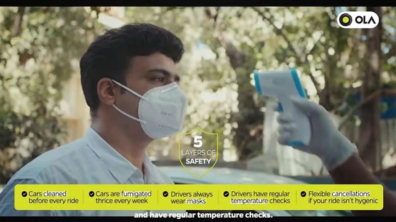 Ola extols its cab safety measures in a new ad