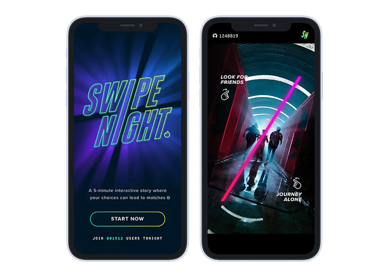 Tinder introduces Swipe Night in India