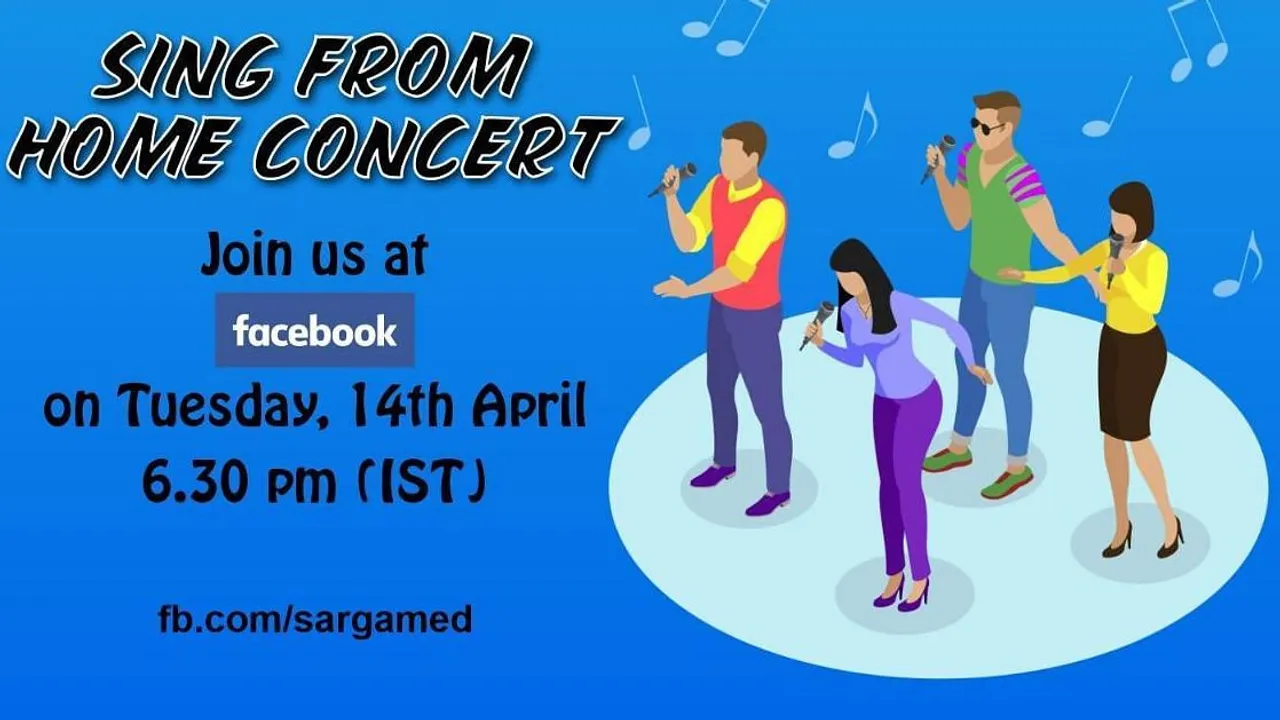 Sargam, a group of medical professionals, launch their first “Sing From Home Concert”