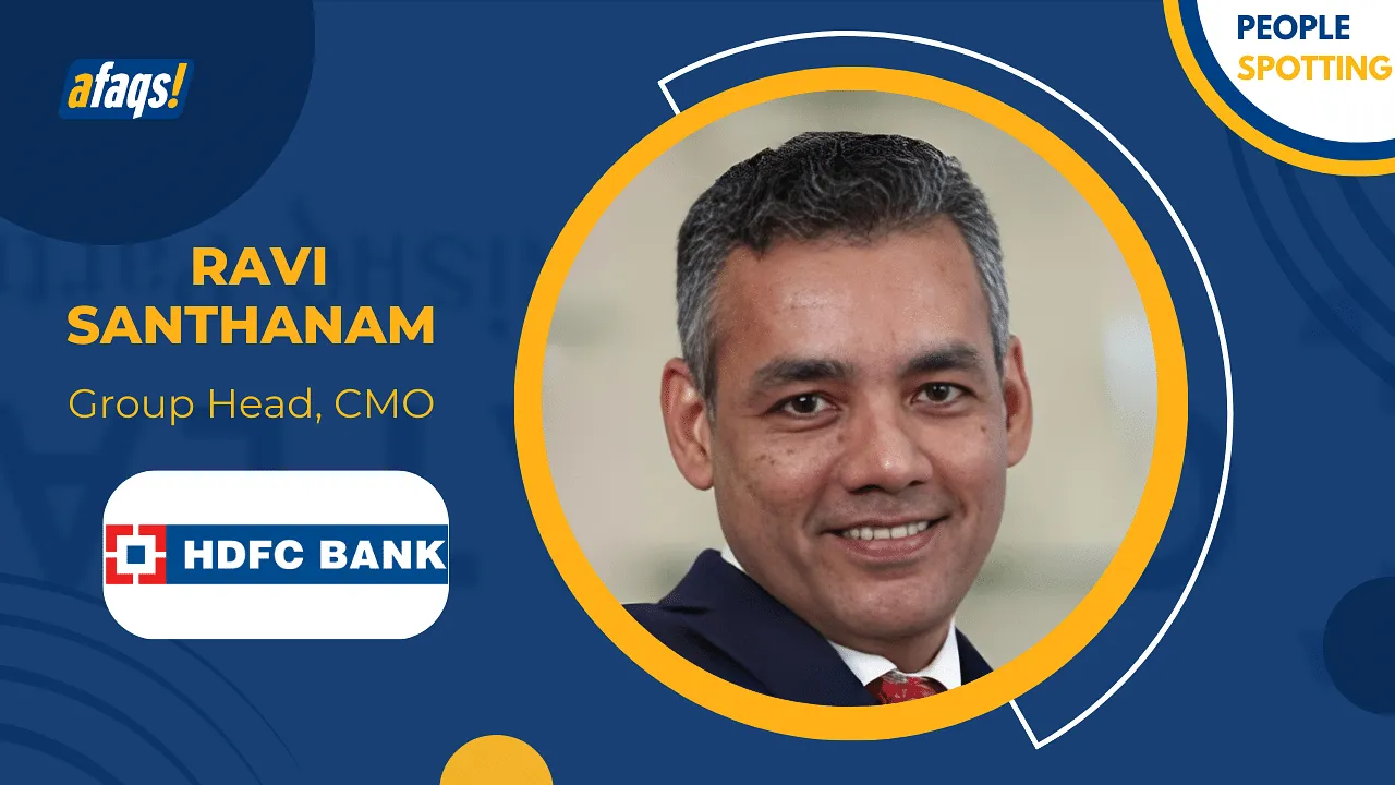 Ravi Santhanam elevated as group head, CMO at HDFC