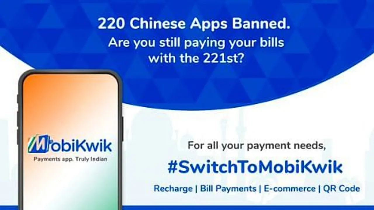 MobiKwik celebrates the ban on Chinese apps, takes a sly dig at Paytm because of its “Chinese” investors