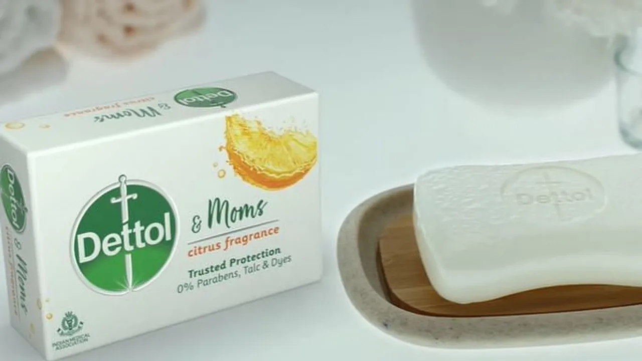 Germ kill can be "gentle", says Dettol in an ad for new soap variant, targeting moms