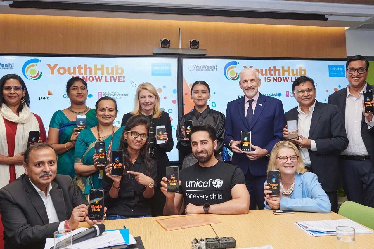 UNICEF, Ayushmann Khurrana and public-private-youth partners launch ‘YouthHub’