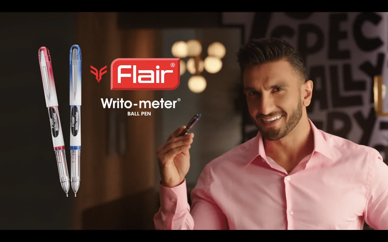 Ranveer Singh partners with Flair as brand ambassador for 'Bas Flair Aur Kuch Nahi' campaign, celebrating the art of writing
