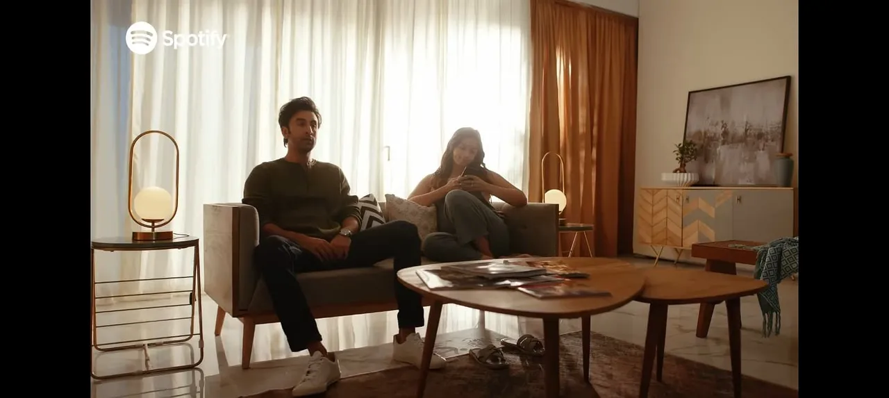 Ranbir Kapoor-Alia Bhatt star in new Spotify ad