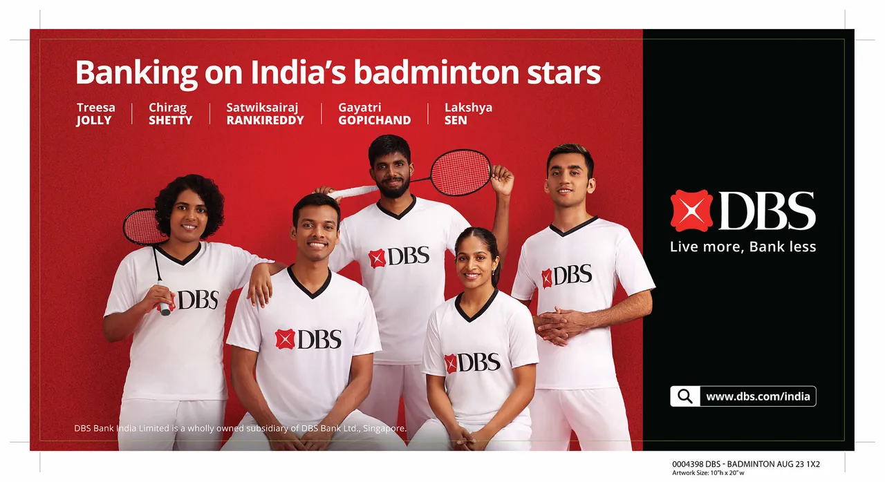 DBS Bank India is banking on India’s badminton stars