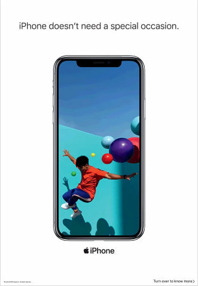 iPhone doesn't need a special occassion