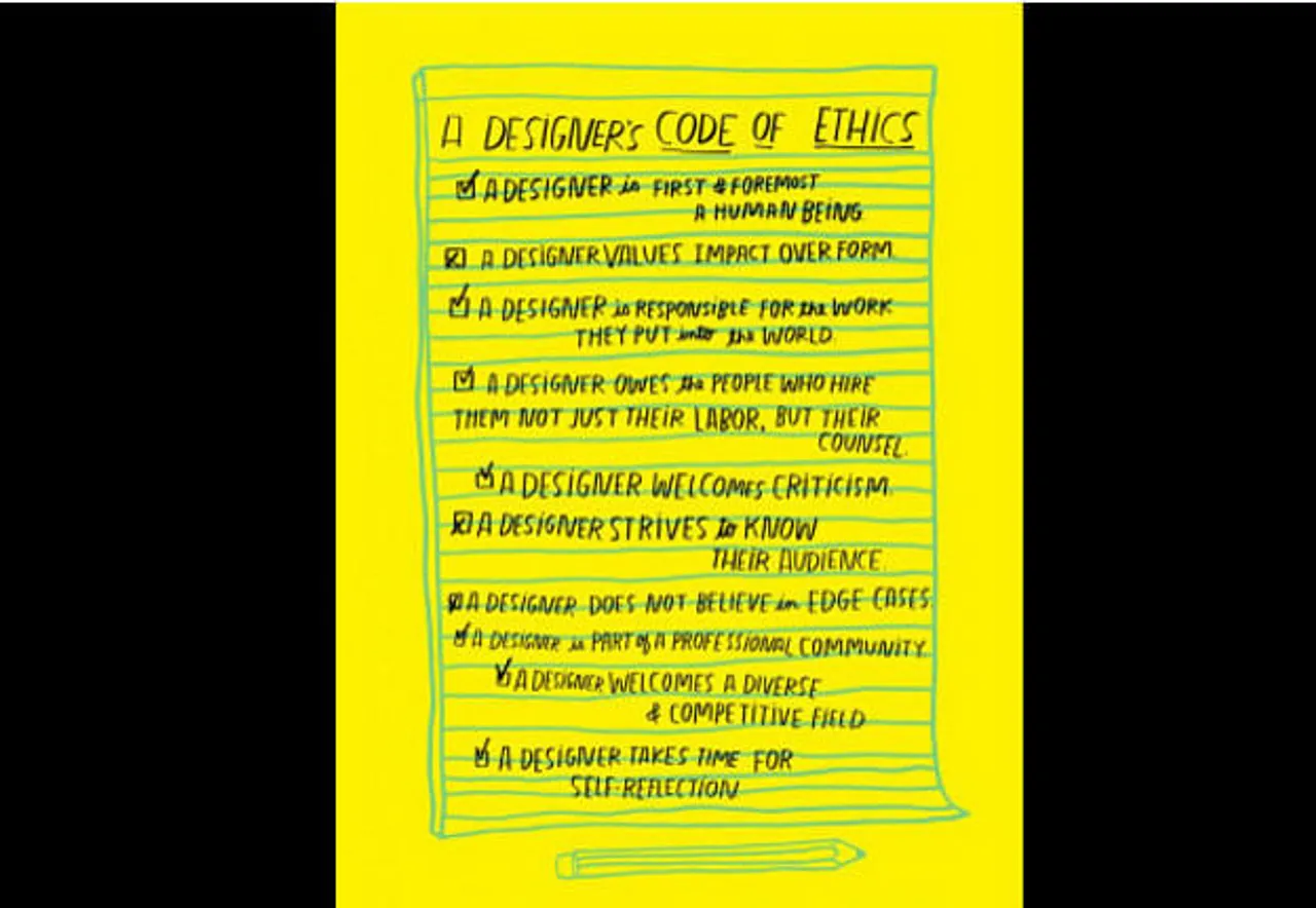 Reminding designers of their ethical responsibility