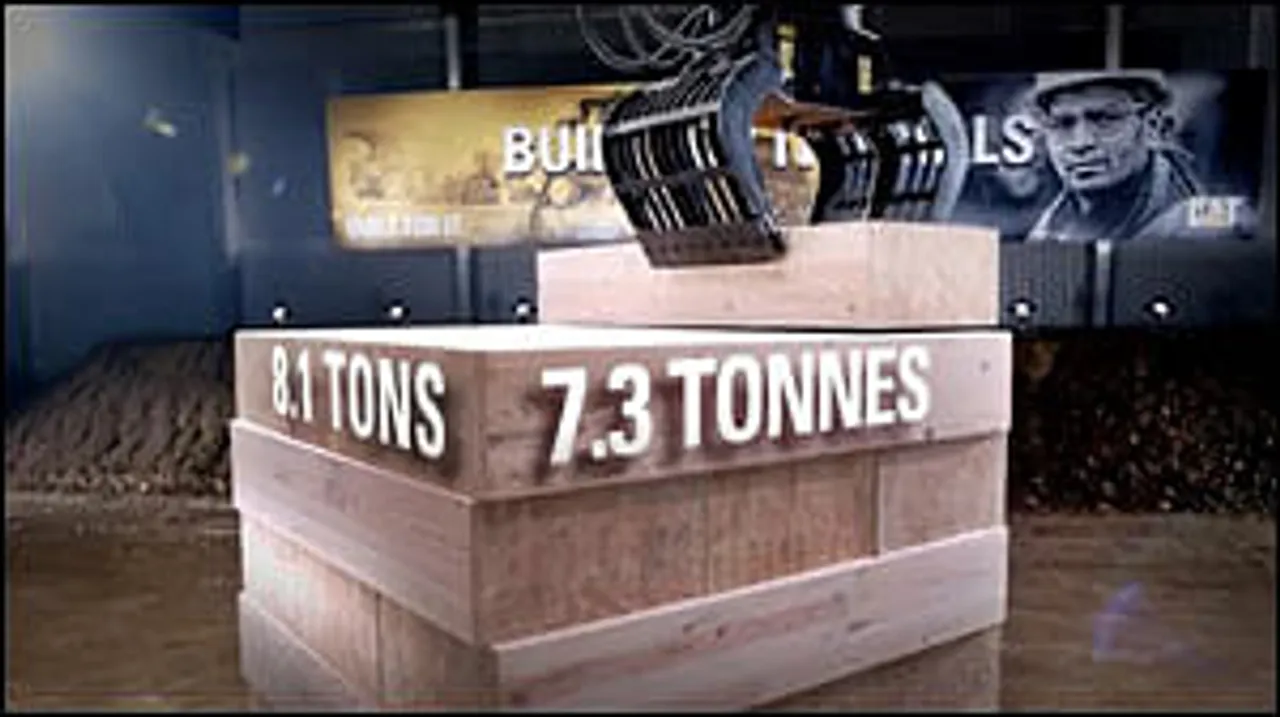 Viral Now: CAT machines play massive Jenga Game