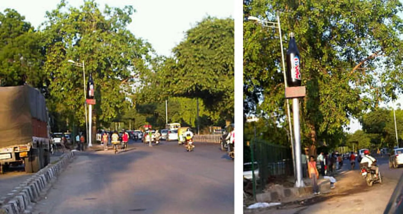 Pole kiosk