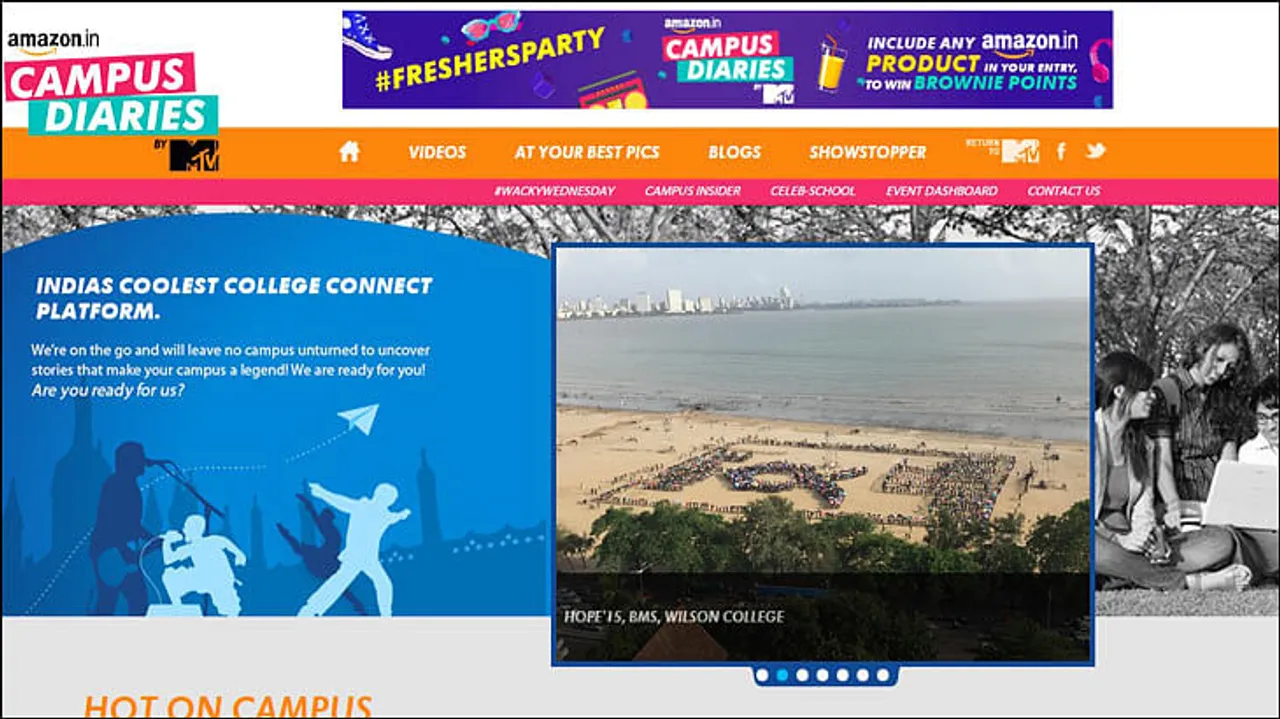 Amazon Campus Diaries by MTV partners with Teach for India