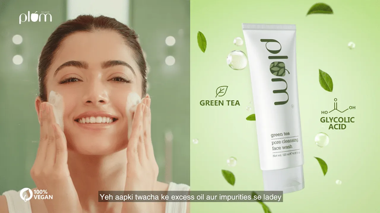 Plum unveils ad film with Brand Ambassador Rashmika Mandanna