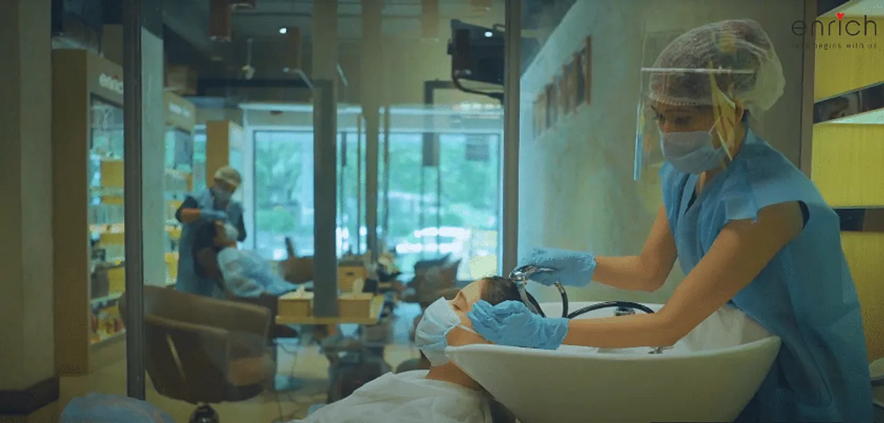 Enrich Salon welcomes patrons back to its outlets with a poem