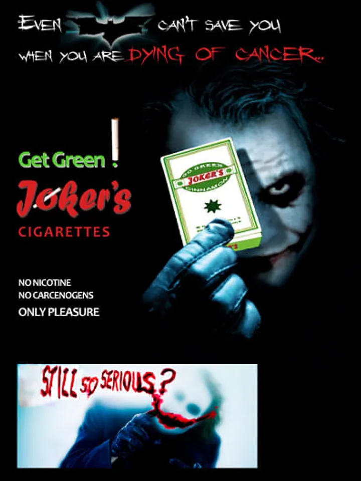 Go Green! Joker's Cigarette