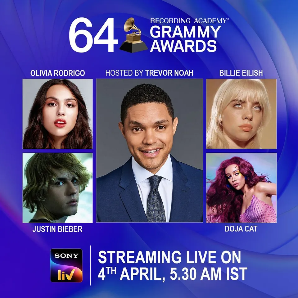 64th GRAMMY Awards® to exclusively stream on SonyLIV in India