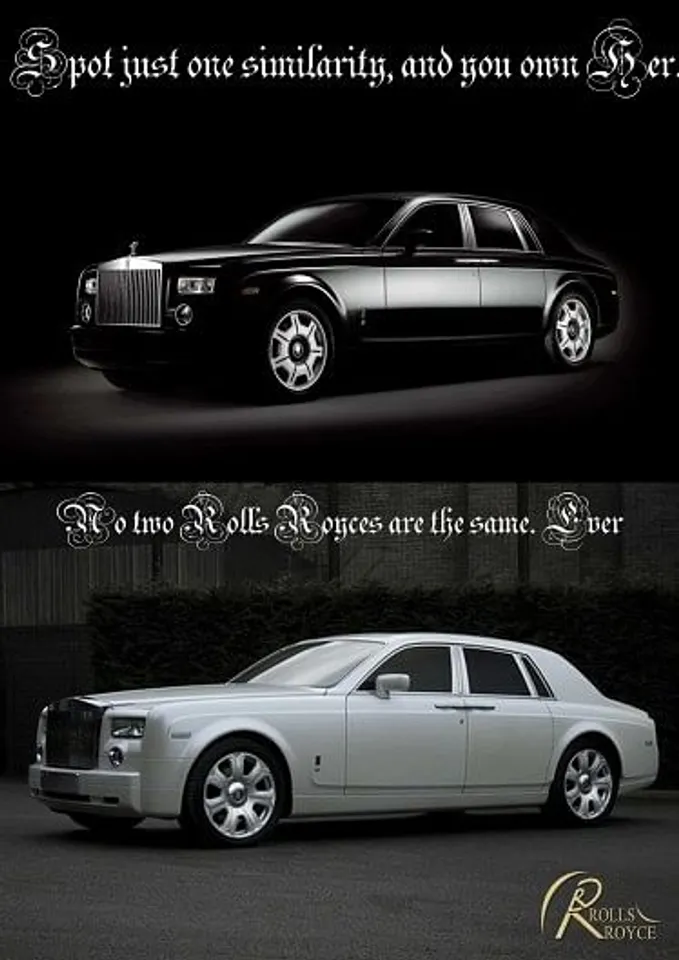 Rolls Royce Campaign Project