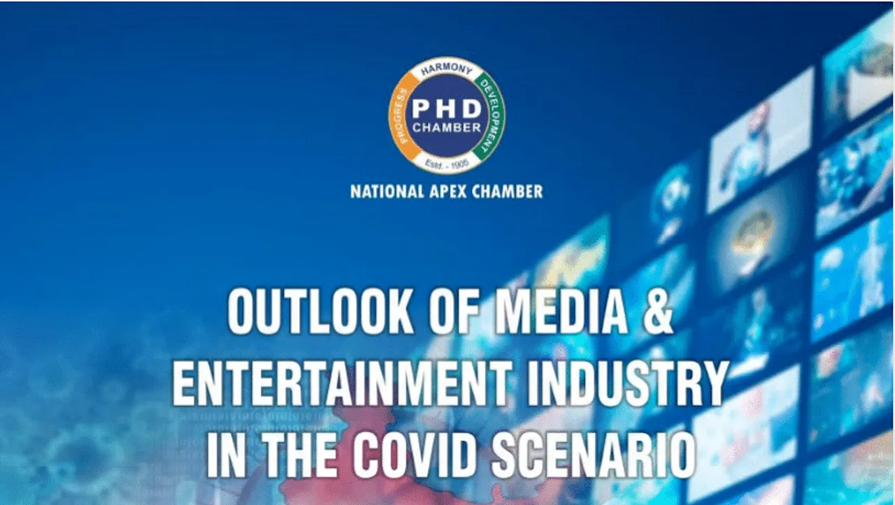The media and entertainment sector is expected to witness a 16% decline in revenue for FY21: PHD Chamber report