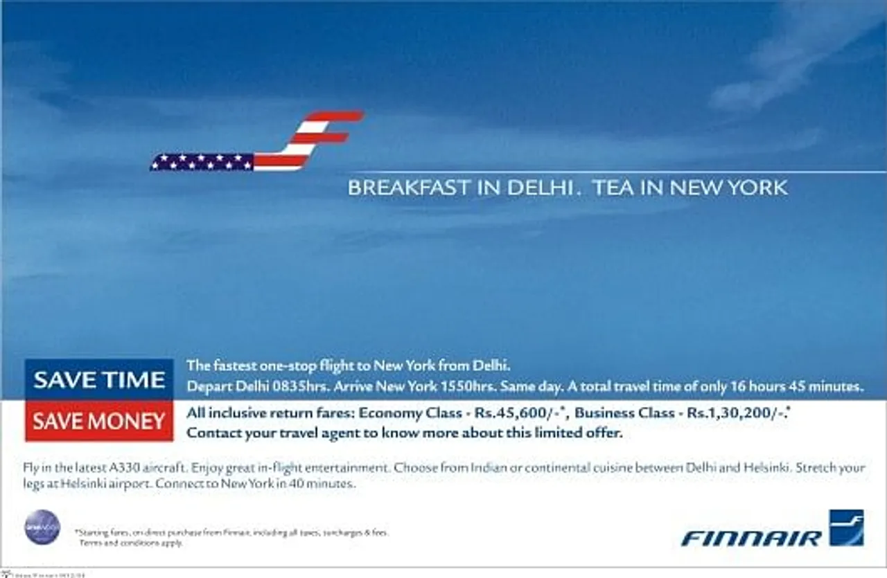 Breakfast in Delhi...tea in New York