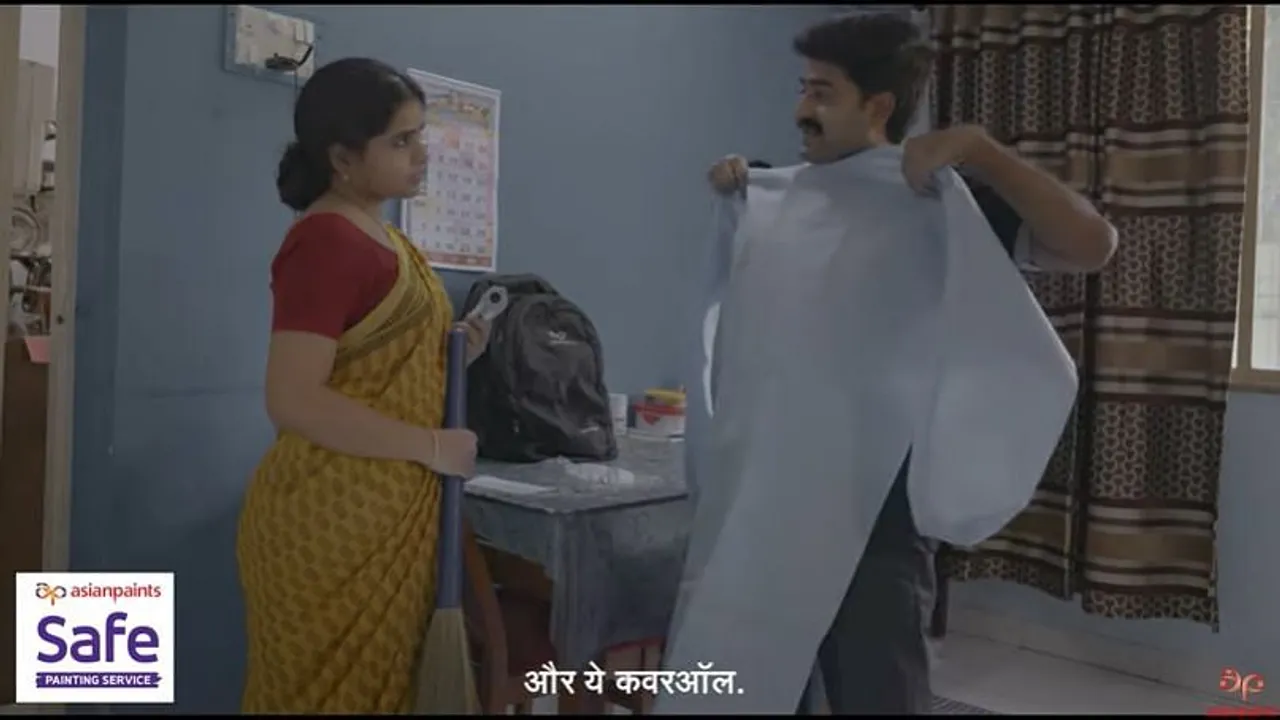 Asian Paints focuses on the safety of its painters returning to work in a new ad campaign