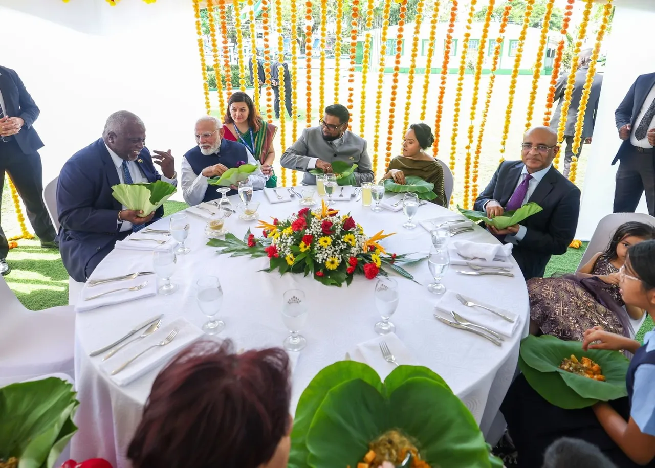 modi in guyana