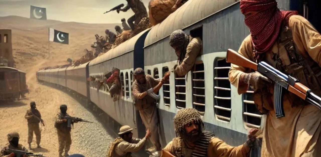 pakistan train haijack