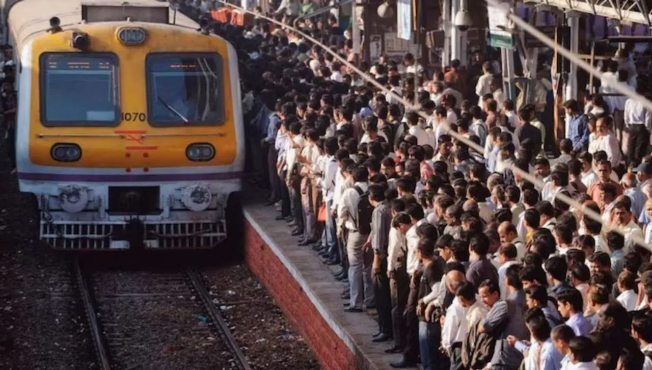 mumbai local train   n