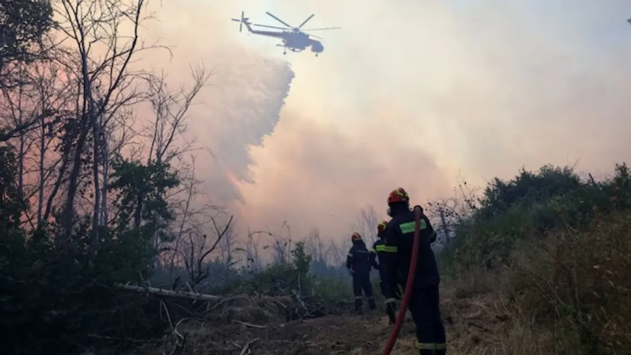 greece wild fire