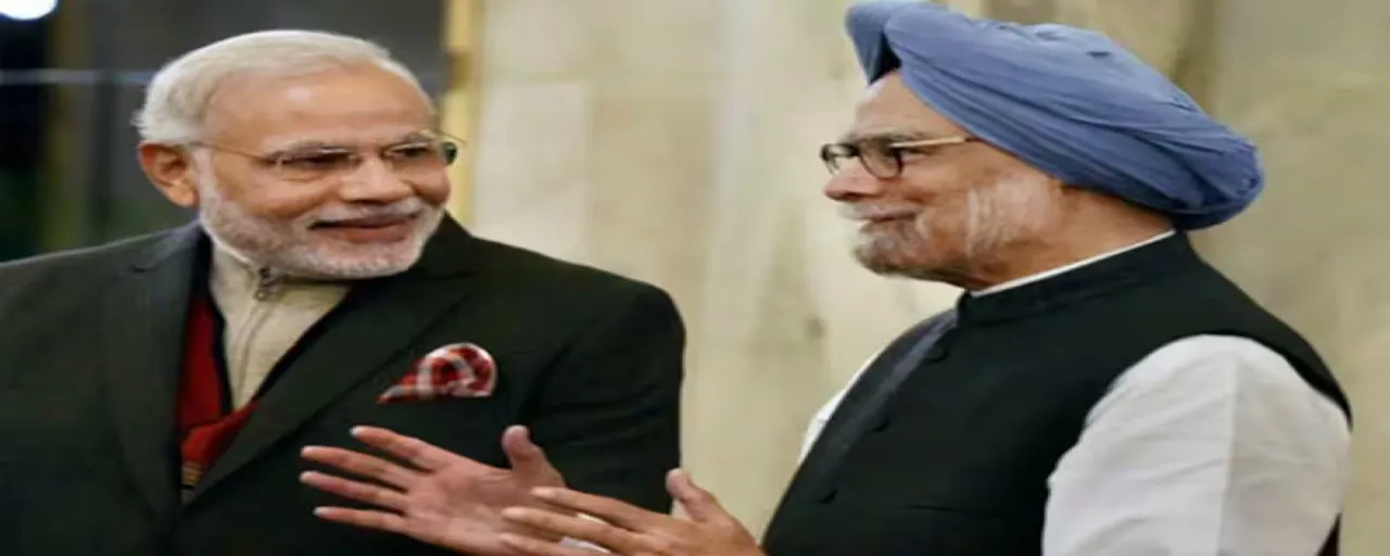 nrendra modi Manmohan Singh 