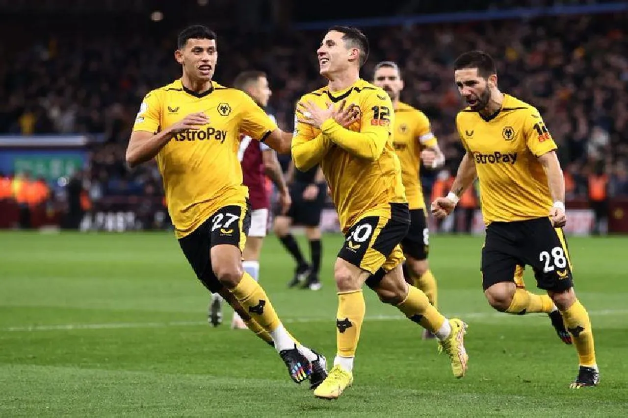 হাফটাইম: অ্যাস্টন ভিলার বিপরীতে এগিয়ে উলভস