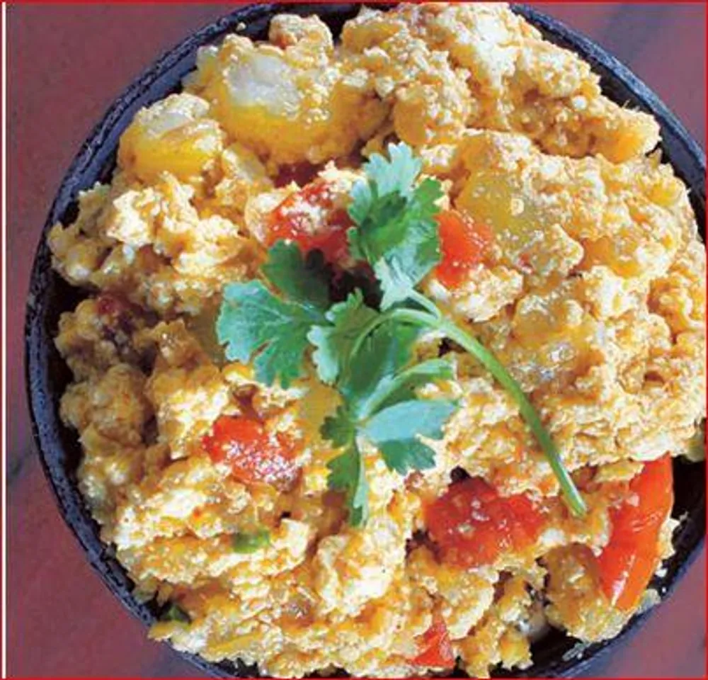 বাড়িতে ট্রাই করে দেখুন 'মাখা ছানার তরকারি'