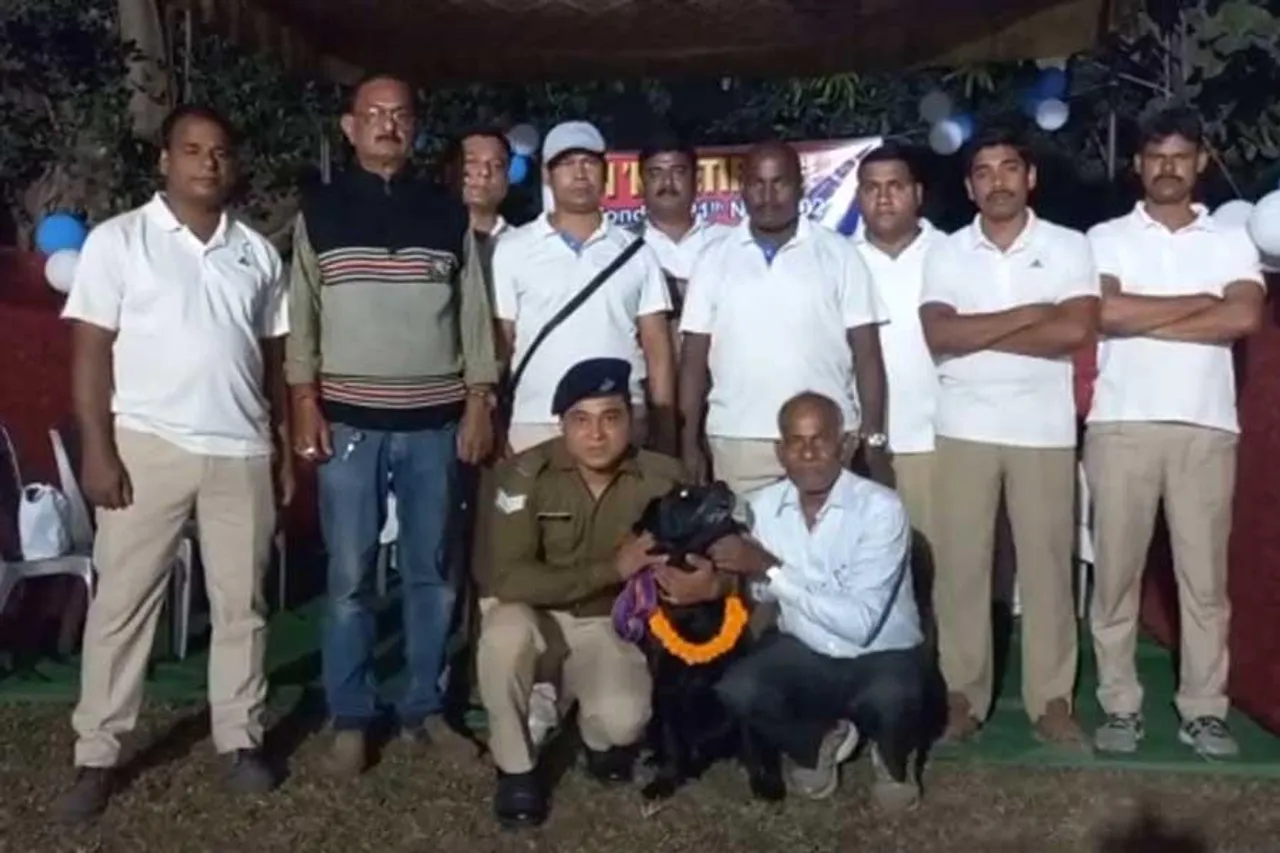 বিদায় সংবর্ধনা দেওয়া হল স্পেশাল ডগ "ব্রুটাস"কে