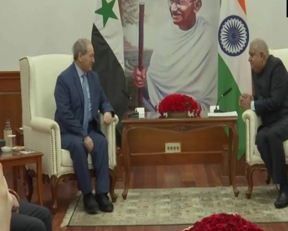 দিল্লিতে সিরিয়ার বিদেশমন্ত্রীর সঙ্গে দেখা করলেন জগদীপ ধনখড়