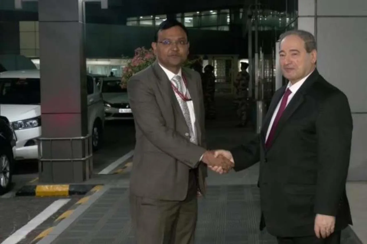 ভারত সফরে সিরিয়ার বিদেশ মন্ত্রী