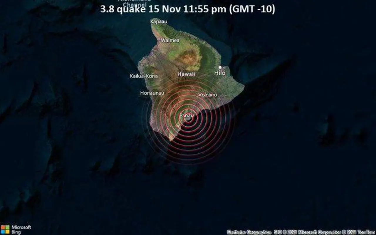 হাওয়াই দ্বীপপুঞ্জে ভূমিকম্প