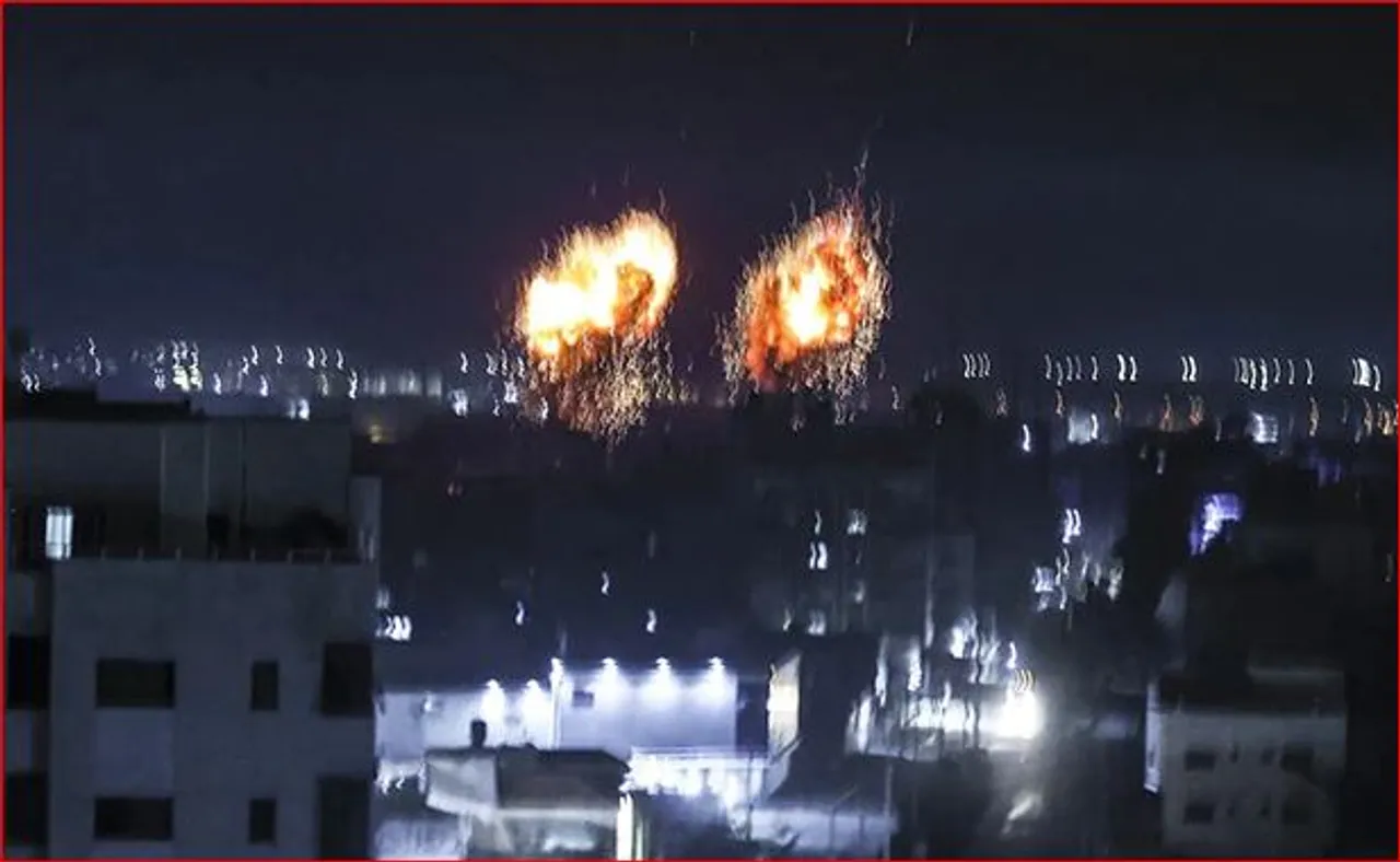 ফের গাজায় এয়ার স্ট্রাইক করল ইজরায়েল!