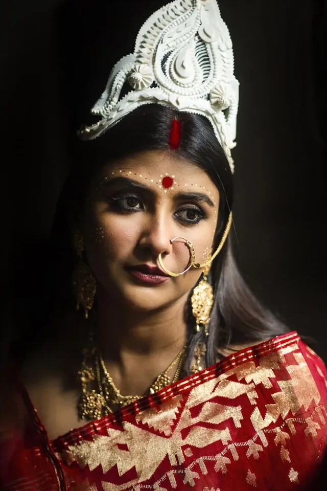 কনের সাজে পার্নো