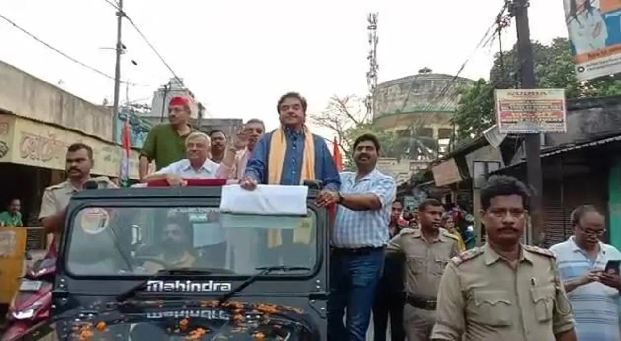 নির্বাচনী প্রচারে শত্রুঘ্ন সিনহা