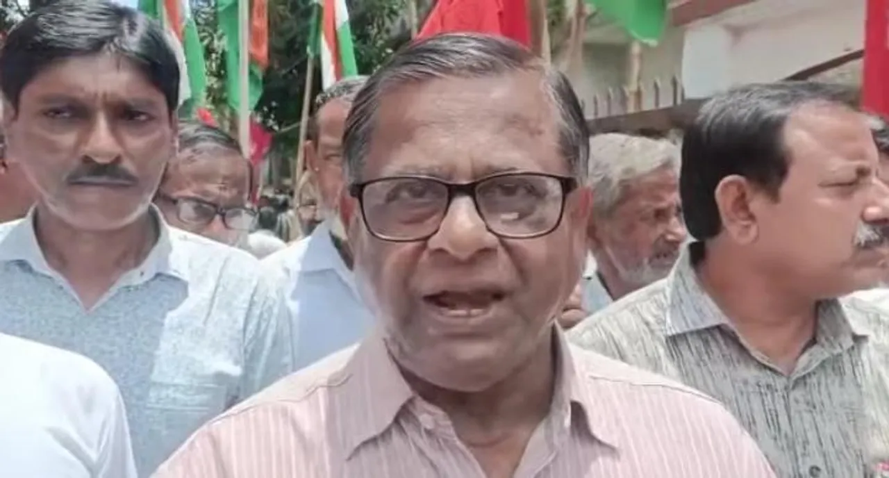 অগ্নিপথ প্রকল্পের বিরুদ্ধে প্রতিবাদ মিছিল