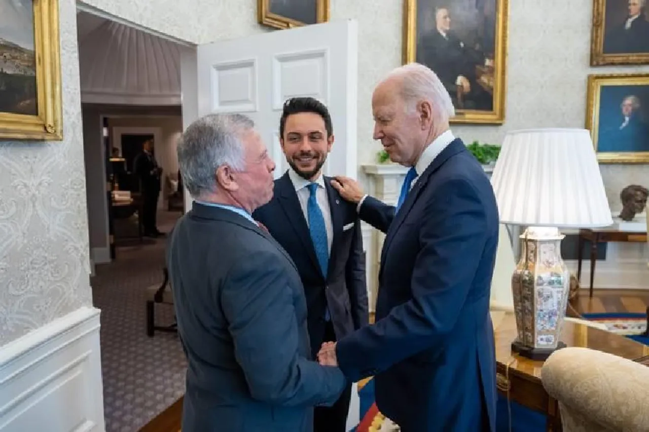 জর্ডানের রাজা ও রাজপুত্রের সঙ্গে সাক্ষাৎ বাইডেনের