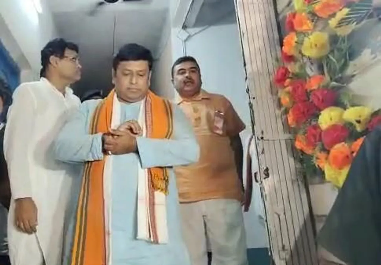 লক্ষ্মীপুজোর দিন কাঁথির শান্তিকুঞ্জে গিয়ে শিশির অধিকারীর সঙ্গে সাক্ষাৎ সুকান্তর