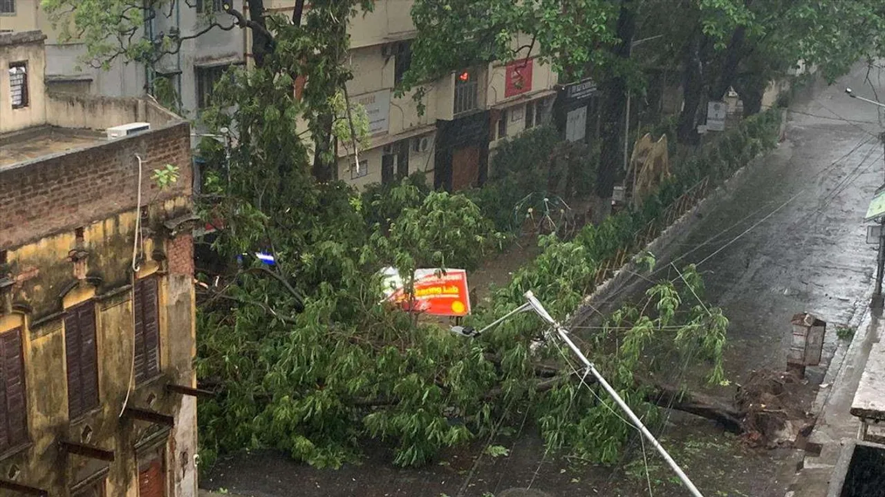 ক্ষনিকের ঝড়-বৃষ্টিতে বিধ্বস্ত জেলা থেকে শহর
