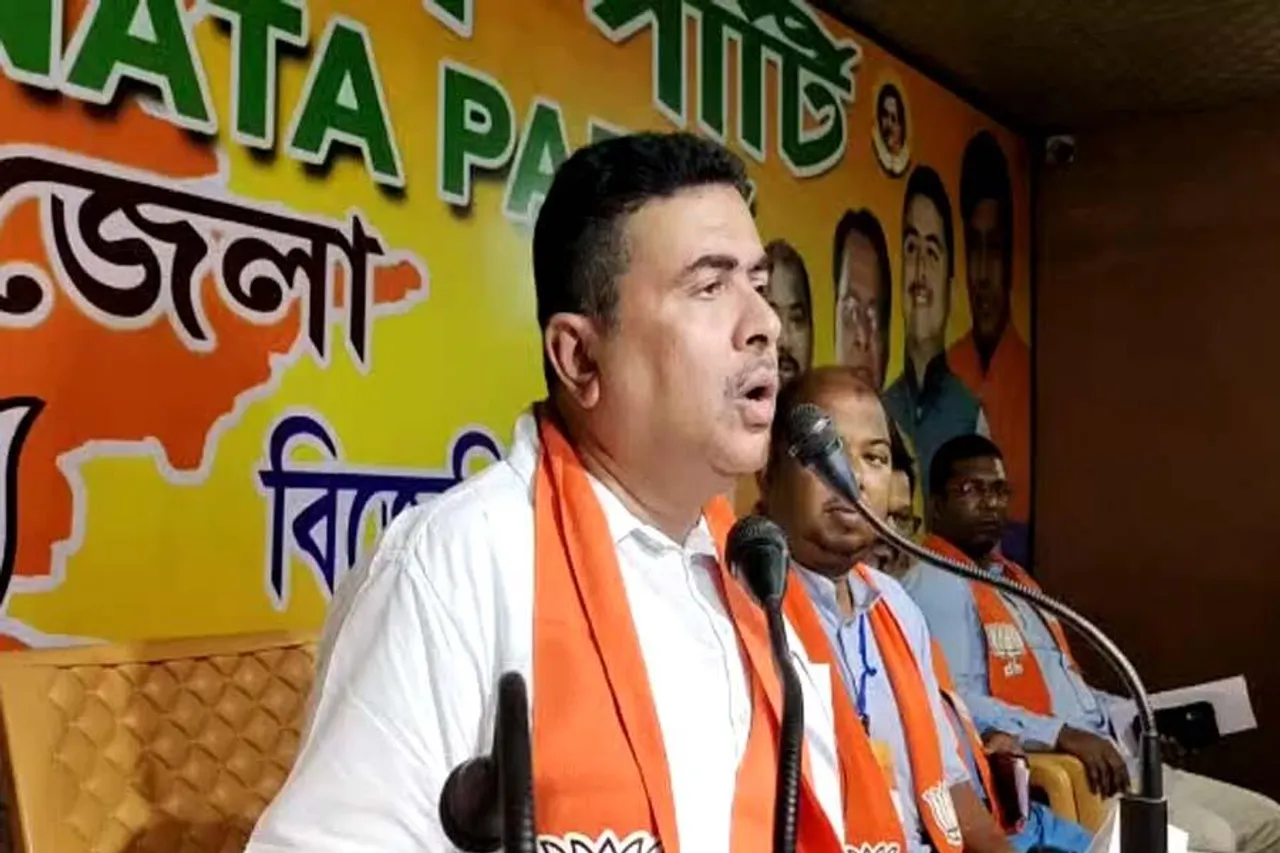 ঝাড়গ্রামে বিজেপির সাংগঠনিক বৈঠকে যোগ দিলেন শুভেন্দু অধিকারী