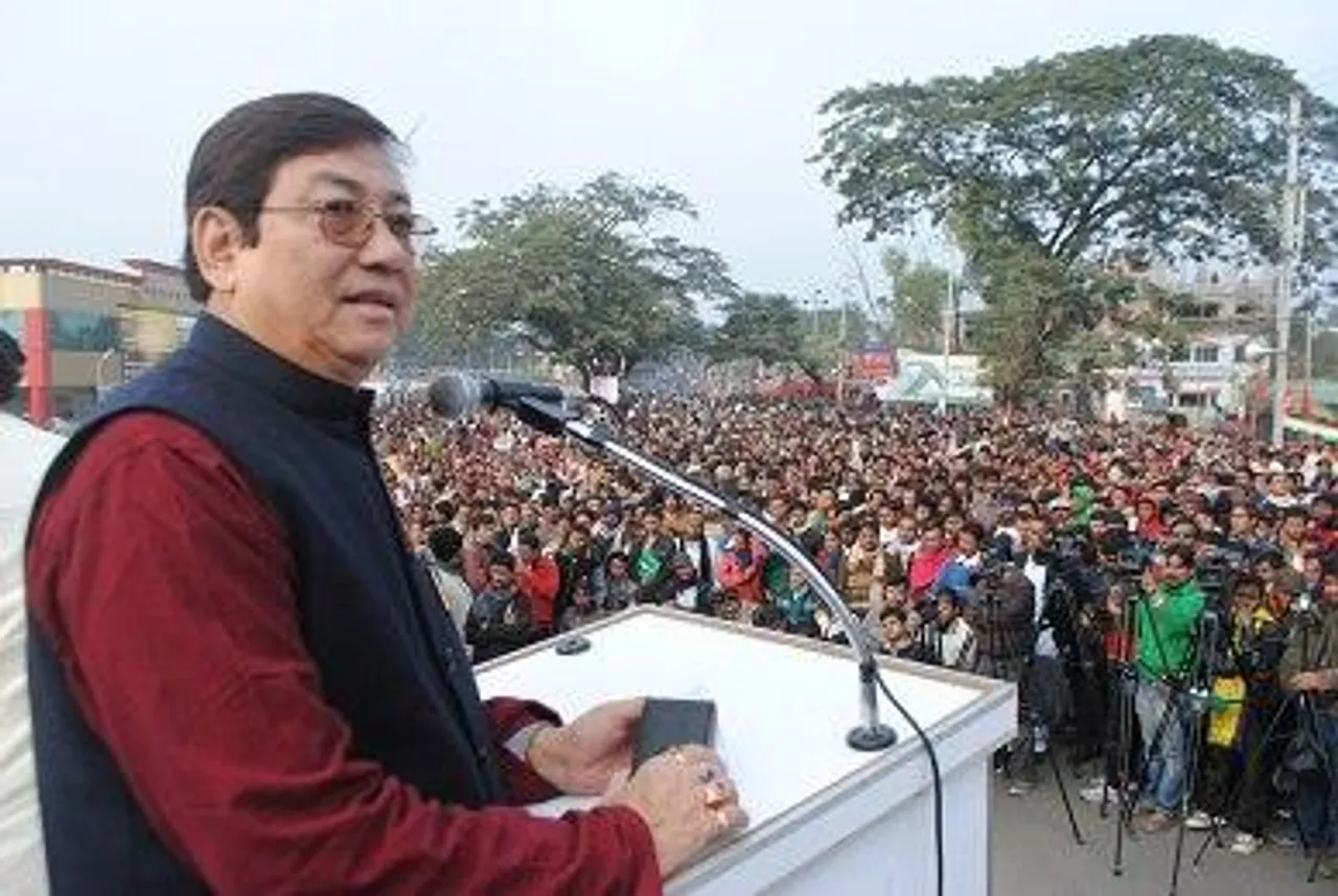 ত্রিপুরার প্রদেশ কংগ্রেস সভাপতি বীরজিৎ সিনহার বৈঠক